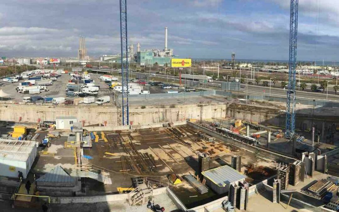 PROGRESS ON THE CONSTRUCTION OF THE STUDENT RESIDENCE AT THE UPC DIAGONAL-BESÒS CAMPUS