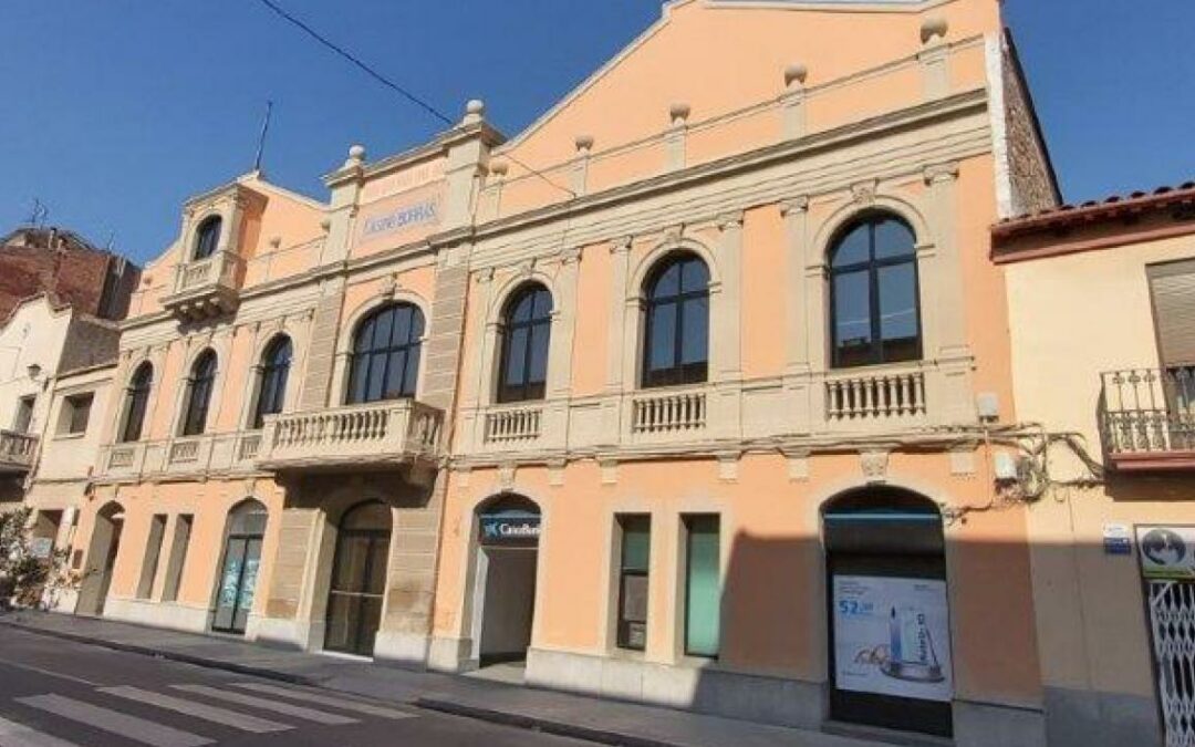 REHABILITATION OF THE MAIN FAÇADE OF THE CASINO BORRÀS IN CASTELLBELL Y EL VILAR