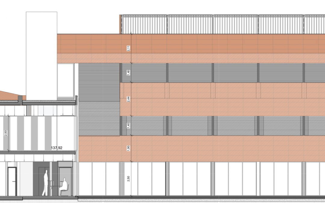 THE EXPANSION WORKS BEGIN OF CAP DR JOAN PLANAS, CASTELLBISBAL