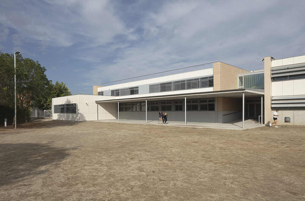 The expansion project of the Institut de Guissona, finalist of the 6th Architecture Exhibition of the Lands of Lleida