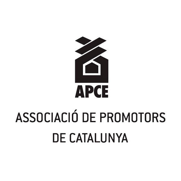 Logotip de l’Associació de Promotors de Catalunya, associat amb Constructora d'Aro
